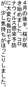 Š㔼A n߂܂BR iEBX\h ɑςȖł ACق肵܂B